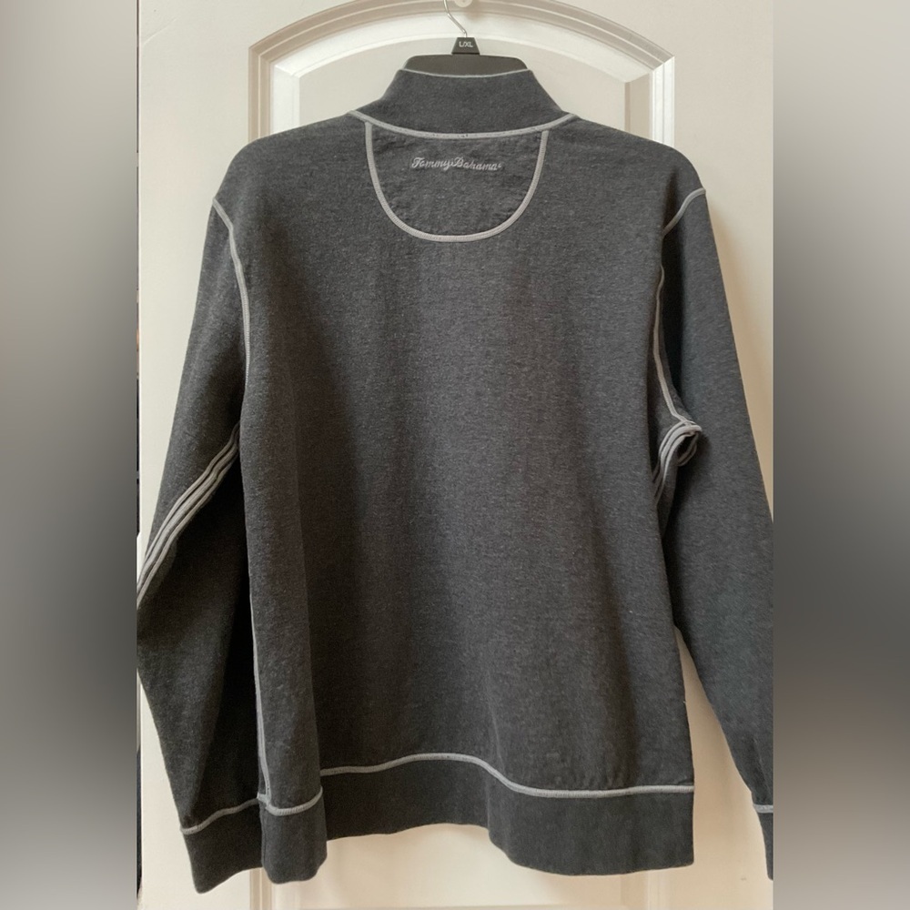 Tommy Bahama Men’s Reversible 1/2 Zip - Picture 2 of 7